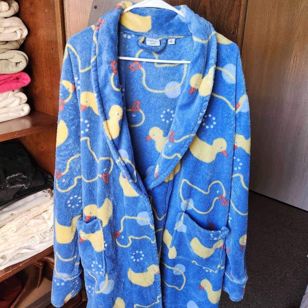 Sonoma Blue and Yellow Patterned Robe